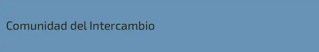 Comunidad del Intercambio
